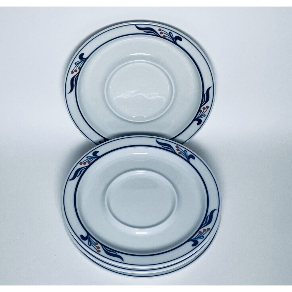 Set of 4 Dansk International Designs Bistro Maribo Saucers Small Plates Vintage
